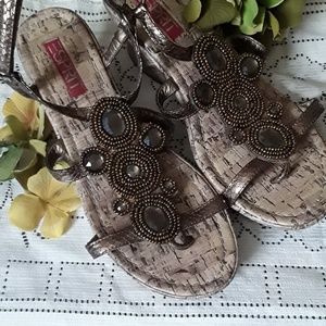 VINTAGE Aztec sandals